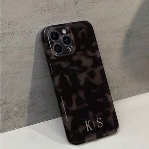 🖤IPhone 16 Pro Black Tortoise Shell Phone Case New 🖤